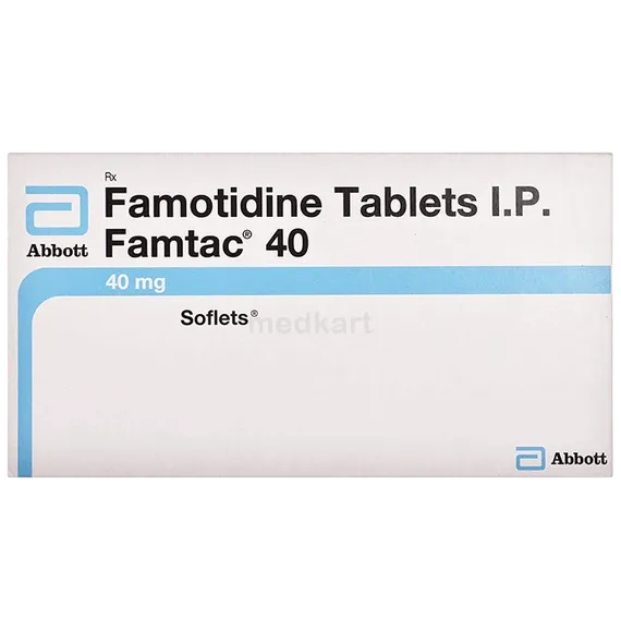 famtac 40mg tablet 14's